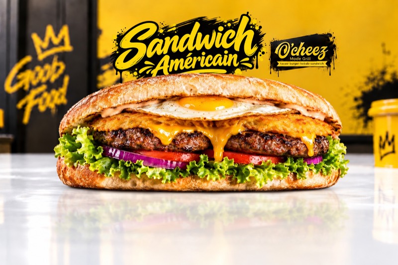 🇺🇸 Sandwich Américain